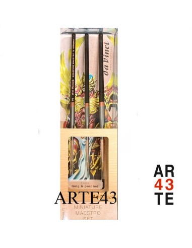 Miniature Maestro Set. Long and pointed