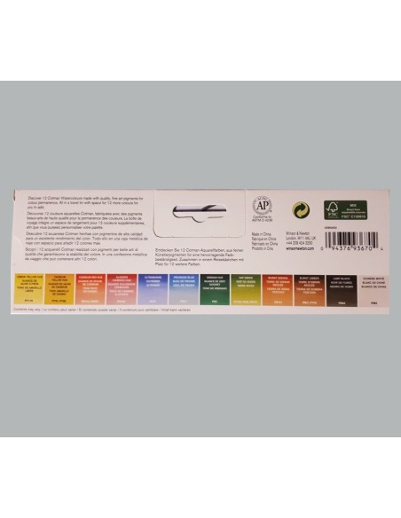 Cotman Watercolour, caja metálica de viaje personalizable.