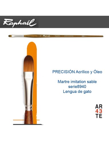 Pincel PRECISION lengua de gato serie 8940 by Raphaël