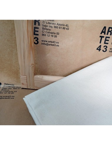 Bastidor 73x60 cm con loneta sin imprimacion