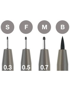 4 Pitt Artists pens. Warm Grey IV 2