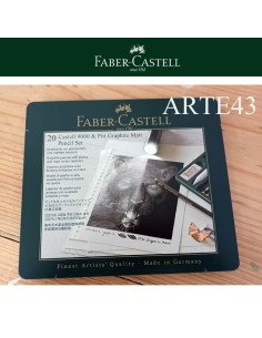 20 Castell 9000 & Pitt Graphite matr