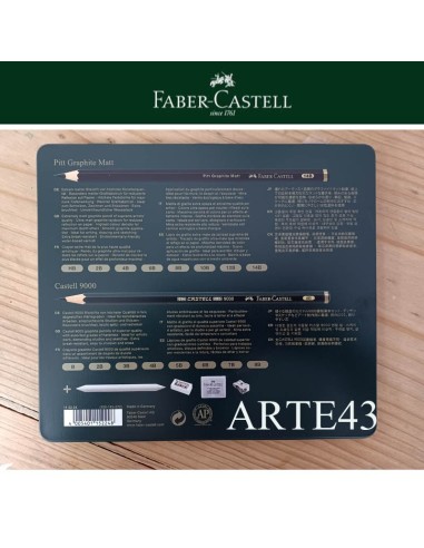 20 Castell 9000 & Pitt Graphite matr