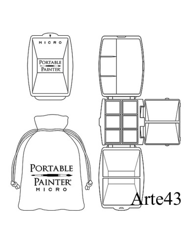 Portable painter micro. Paleta portátil micro