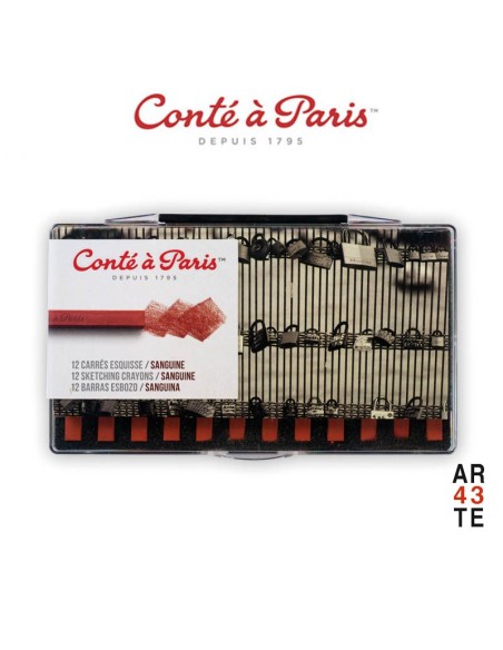 Barras esbozo/ Sanguina (carrés)