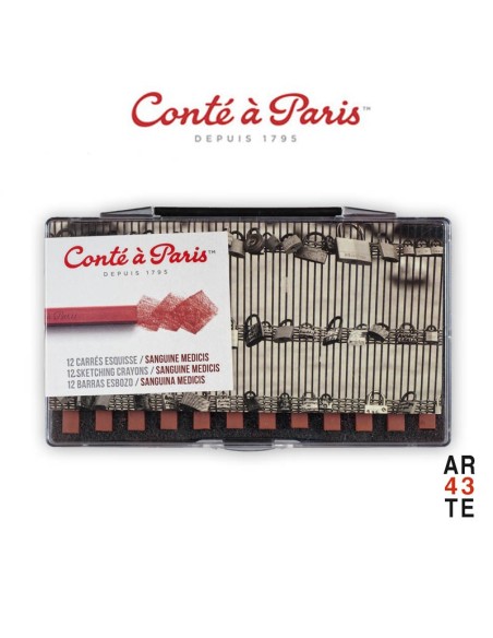 Barras esbozo/ Sanguina (carrés)