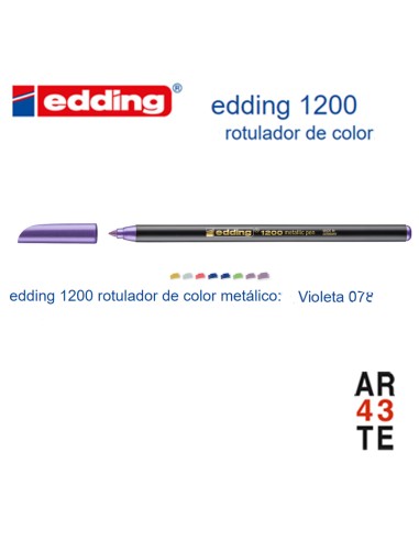 Rotulador Edding 1200 Metálico